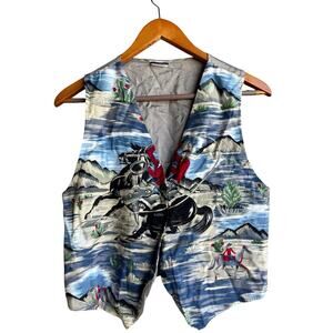 Ardmore Western Vintage Vest Rayon Women’s MEDIUM